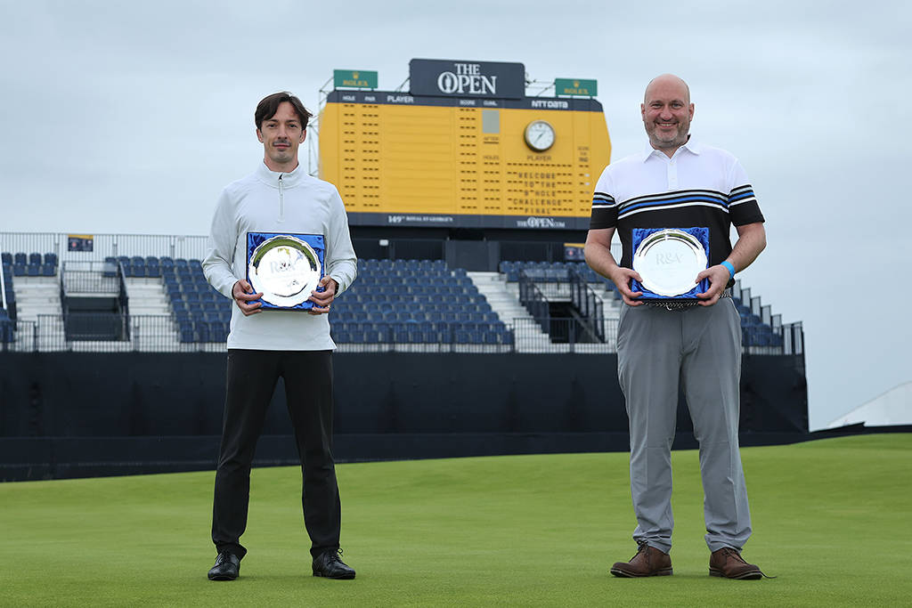 The winners of the 2021 R&A 9 Hole Challenge